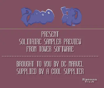 Solitaire Sampler Preview by 2000 A.D.