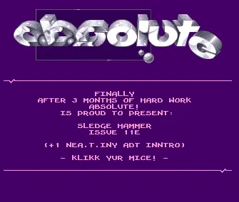 Sledge Hammer 11e Intro (1993) by Absolute!