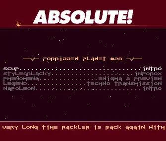 Forbidden Planet 28 (1992) by Absolute!