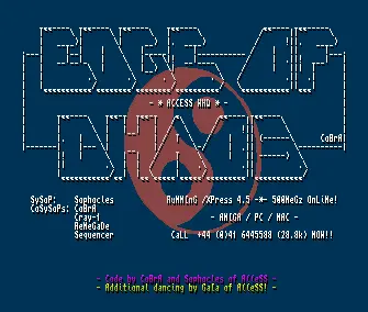 Edge of Chaos BBS Intro 2 (1994) by Access