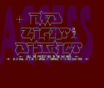 Red Light District BBS Intro (1994) by Access