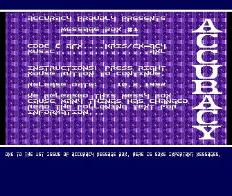 Message Box 01 (1992) by Accuracy
