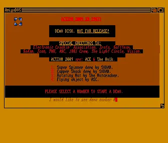Demo Disk (1987) by Action 2009