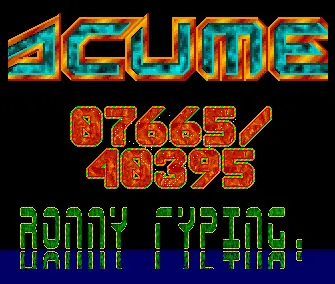 Faxtro (1991) by Acume