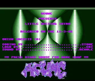 Little Meeting Intro (1992) by Acume