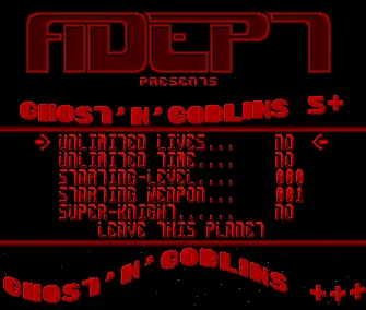 Ghosts N Goblins +5 (1990) by Adept