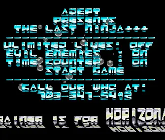 Last Ninja 2 +3 (1990) by Adept