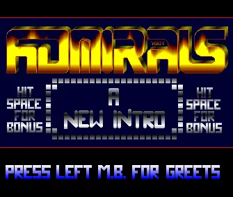 A New Intro by Admirals
