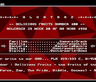 Delicious Fruits 100 (1992) by Alcatraz