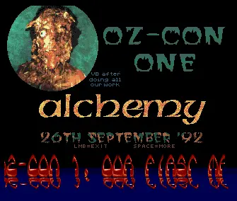 Oz-Con 1 Invitation (1991) by Alchemy Australia
