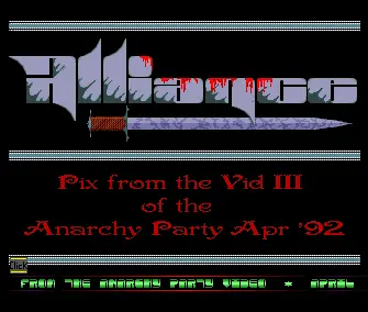 Pix from the Vid 3 (Anarchy Party) (1991)