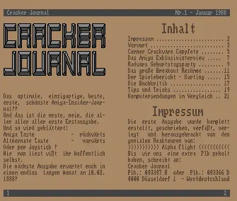 Cracker Journal 01 (1987) by Alpha Flight