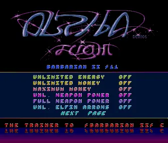 Barbarian 2 +11 (1991) by Alpha Flight