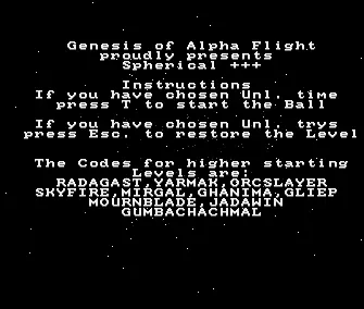 Spherical +3 (1989) by Alpha Flight