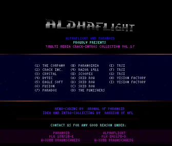 Crack Intro Pack 01 (1991) by Alpha Flight