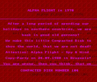 Compacted Disk 104 (1988) by Alpha Flight