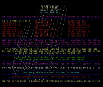 Copy Disk v6.2 (1990) by Alpha Flight