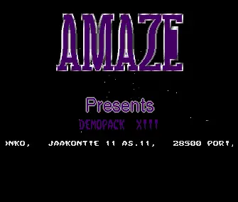 Demopack 13 Intro (1989) by Amaze
