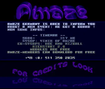 Time War BBS Intro (1992) by Amaze