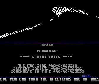 Mini Intro (1991) by Amaze