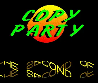 Copy Party Invitation (1988) by Amiga Lords