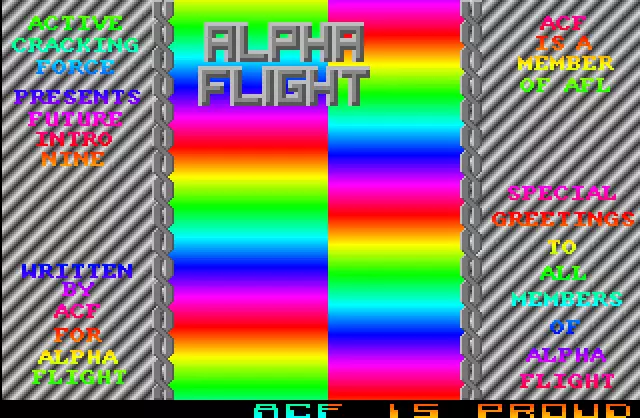 Future Intro Nine (1986) by Alpha Flight