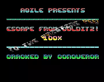 Escape from Colditz 100% (1991) by Agile
