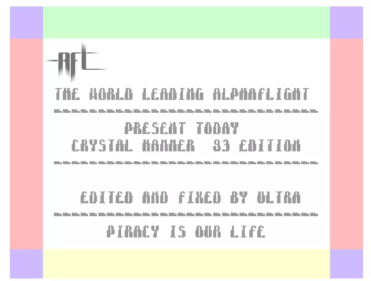 Crystal Hammer 93 (1992) by Alpha Flight