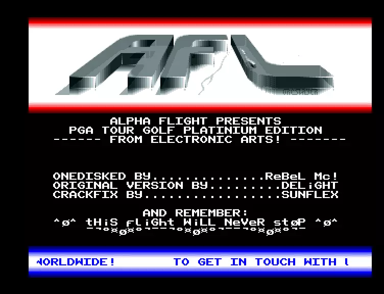 PGA Tour Golf Platinum Edition (1994) by Alpha Flight