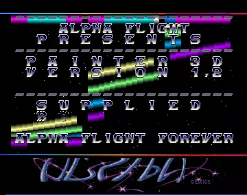 Painter 3D v1.2 (1992) by Alpha Flight