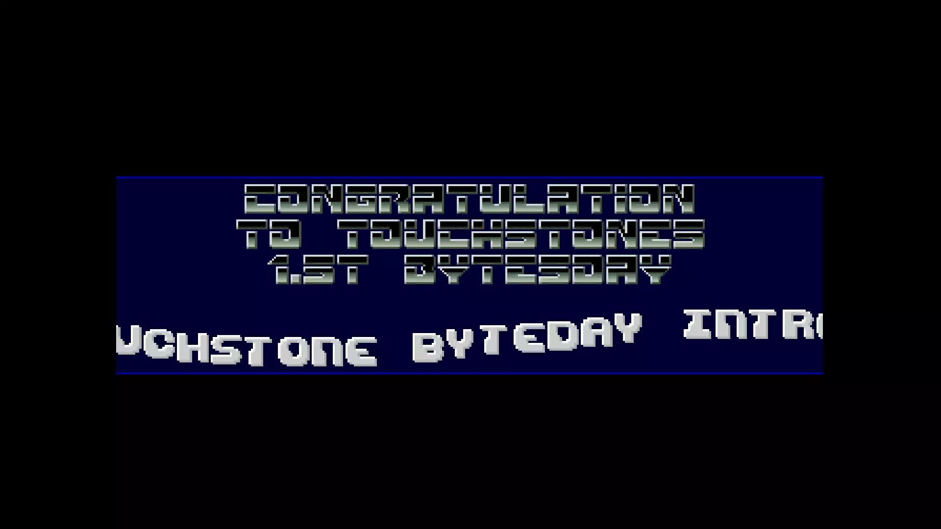 Touchstone Byteday Intro (1990) by Amiga Industries