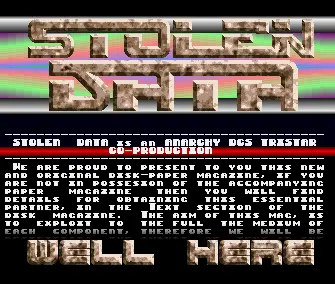Stolen Data 01 (1989) by Anarchy