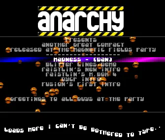 Revenge Party Compact (1990) by Anarchy
