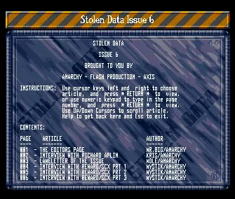 Stolen Data 06 (1991) by Anarchy