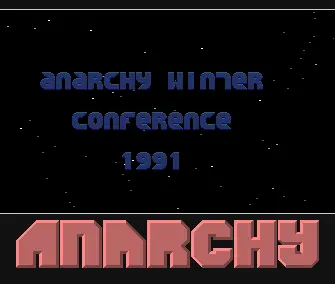Winter Conference 91 Invitation (1989) by Anarchy