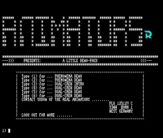 Little Demo Pack (1989) by Animators