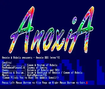 Anoxia BBS Intro 92 (1991) by Anoxia