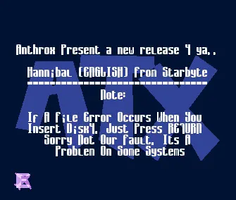Hannibal (1993) by Anthrox