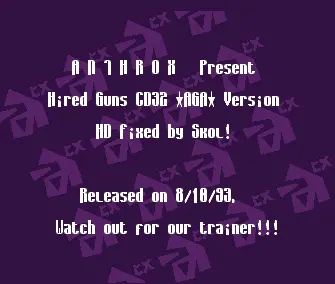 Hired Guns CD32 AGA (1992) by Anthrox