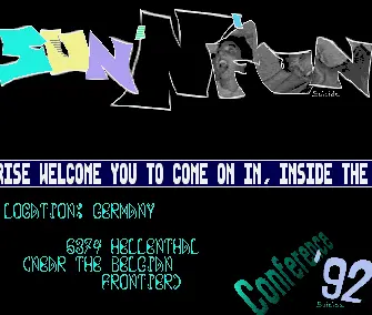 Sun N Fun Conference 1 Invitation (1992) by Arise