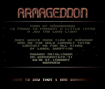 Code Light (1991) by Armageddon
