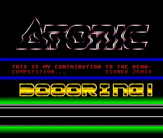 Zenix Party Demo (1989) by Atomic Intelligence