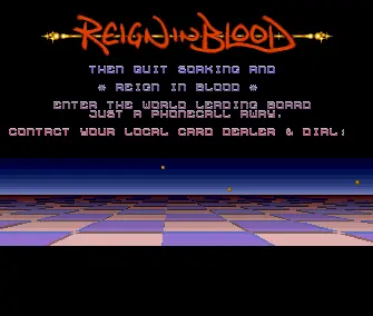 Ballistic Freakout (Reign in Blood BBS Intro) (1992) by Aurora