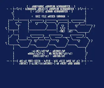 Homeless BBS Intro by Avantgarde