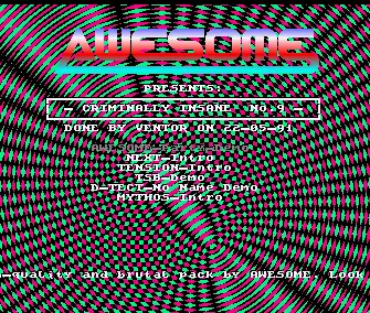 Criminally Insane 09 (1991) by Awesome