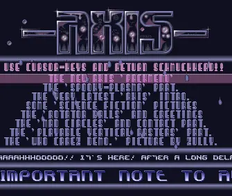 Who Carez Demo (1991) by Axis