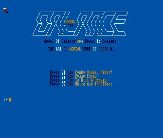 Art of Mental Cube of Creed 01 (1992) by Balance