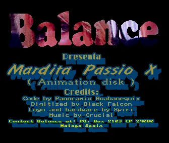 Mardita Passio X (1990) by Balance Spain