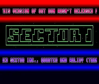 Out Run (1987) by Bamiga Sector One