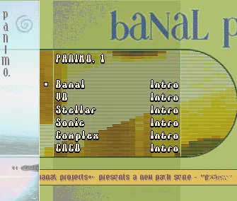 Panimo Menu and Sources (1992) by Banal Projects